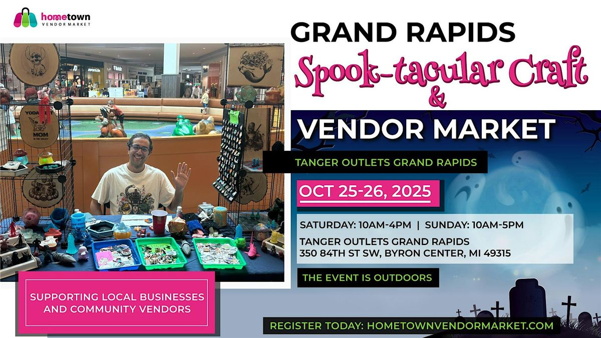 Grand Rapids Spook-tacular Craft and Vendor Market, 25 October | Event in Byron Center | AllEvents