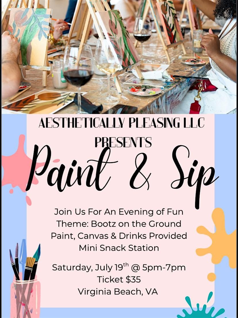 Bootz On The Ground Paint & Sip, 19 July | Event in Virginia Beach | AllEvents