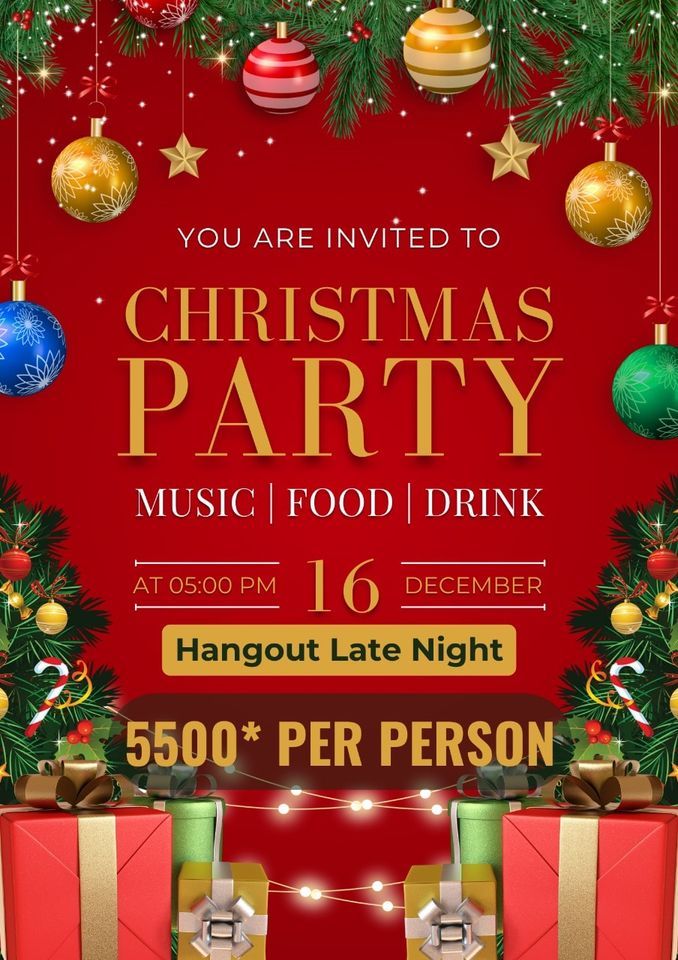 Christmas Party, Hangout Late night , Kandy, 16 December 2023 AllEvents.in