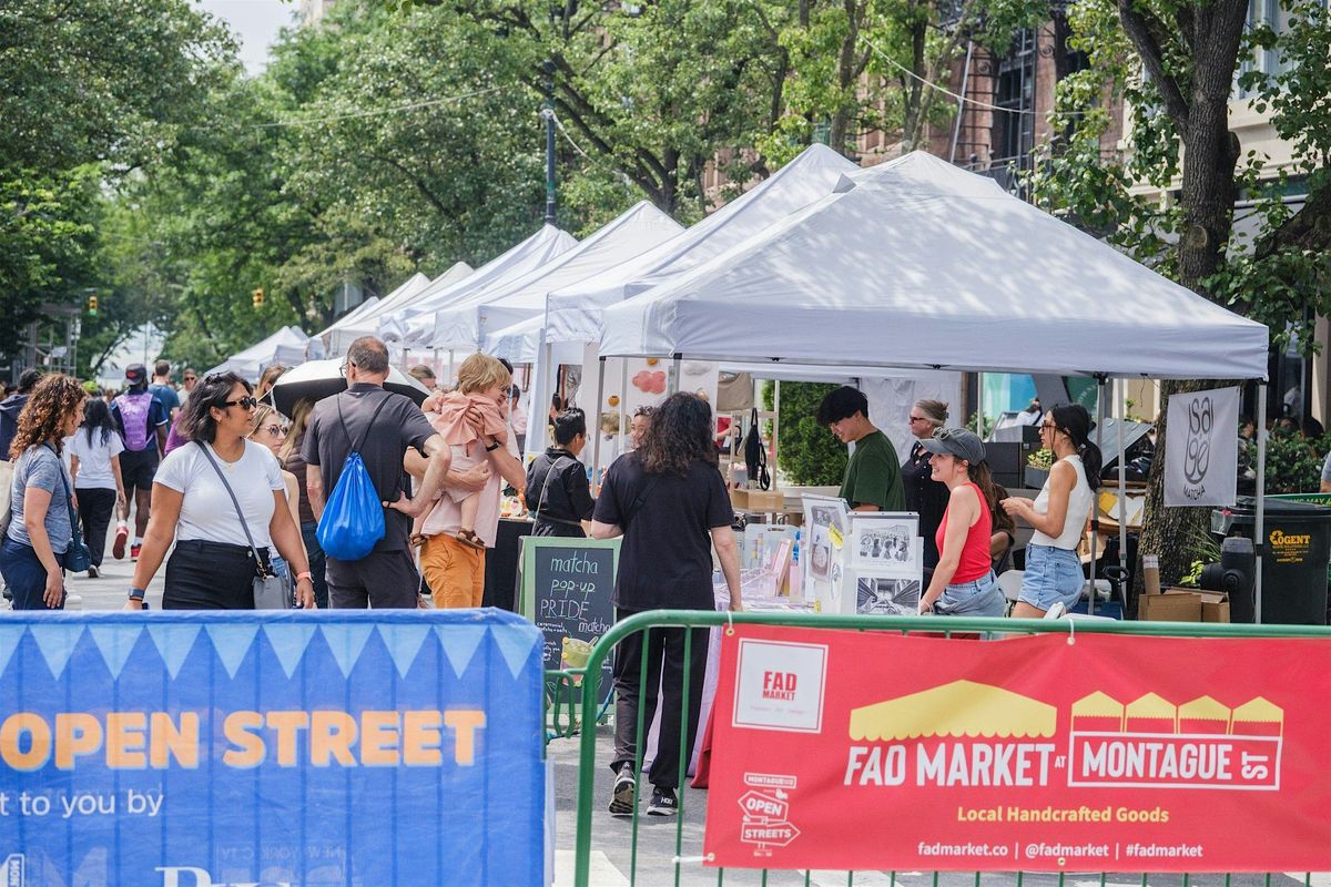 FAD Market at Open Streets on Montague, 21 September | Event in Brooklyn | AllEvents