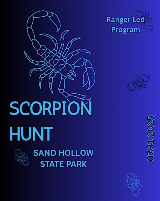 Scorpion Hunt, 31 July | Event in Hurricane | AllEvents