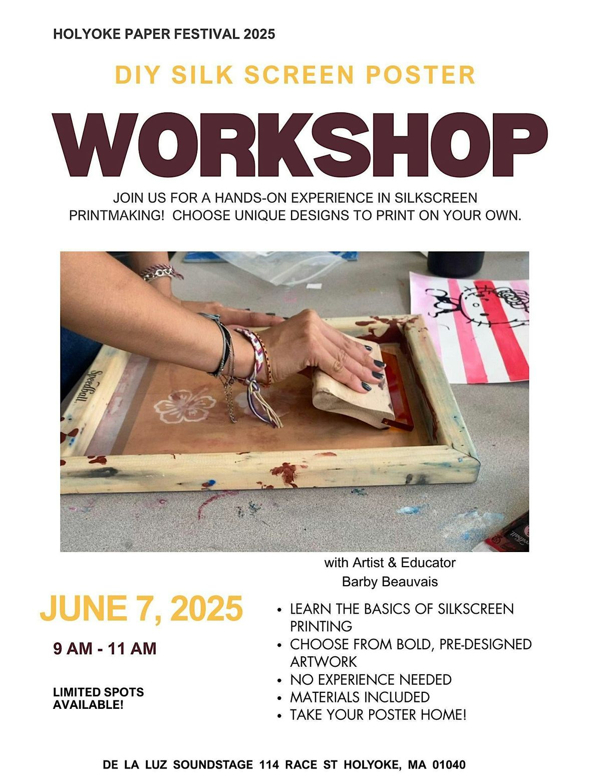 Silkscreen Posters, 7 June | Event in Holyoke | AllEvents