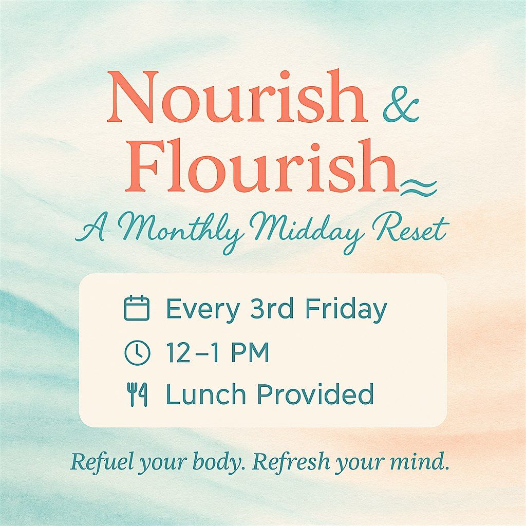 Nourish & Flourish - A Monthly Midday Reset, 17 October | Event in Plymouth | AllEvents