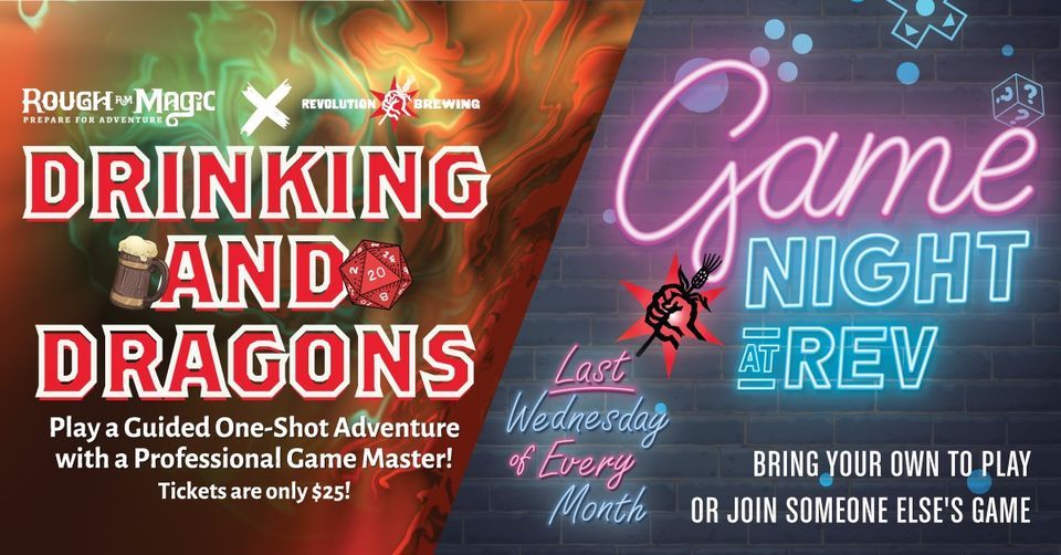 Board Game Night w/ Dice Dojo (A C2E2 Popup Party) , Revolution Tap