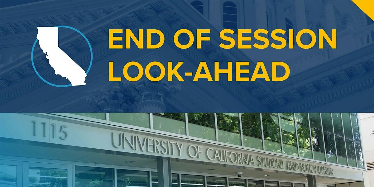 End of Session Look-Ahead, 20 August | Event in Sacramento | AllEvents