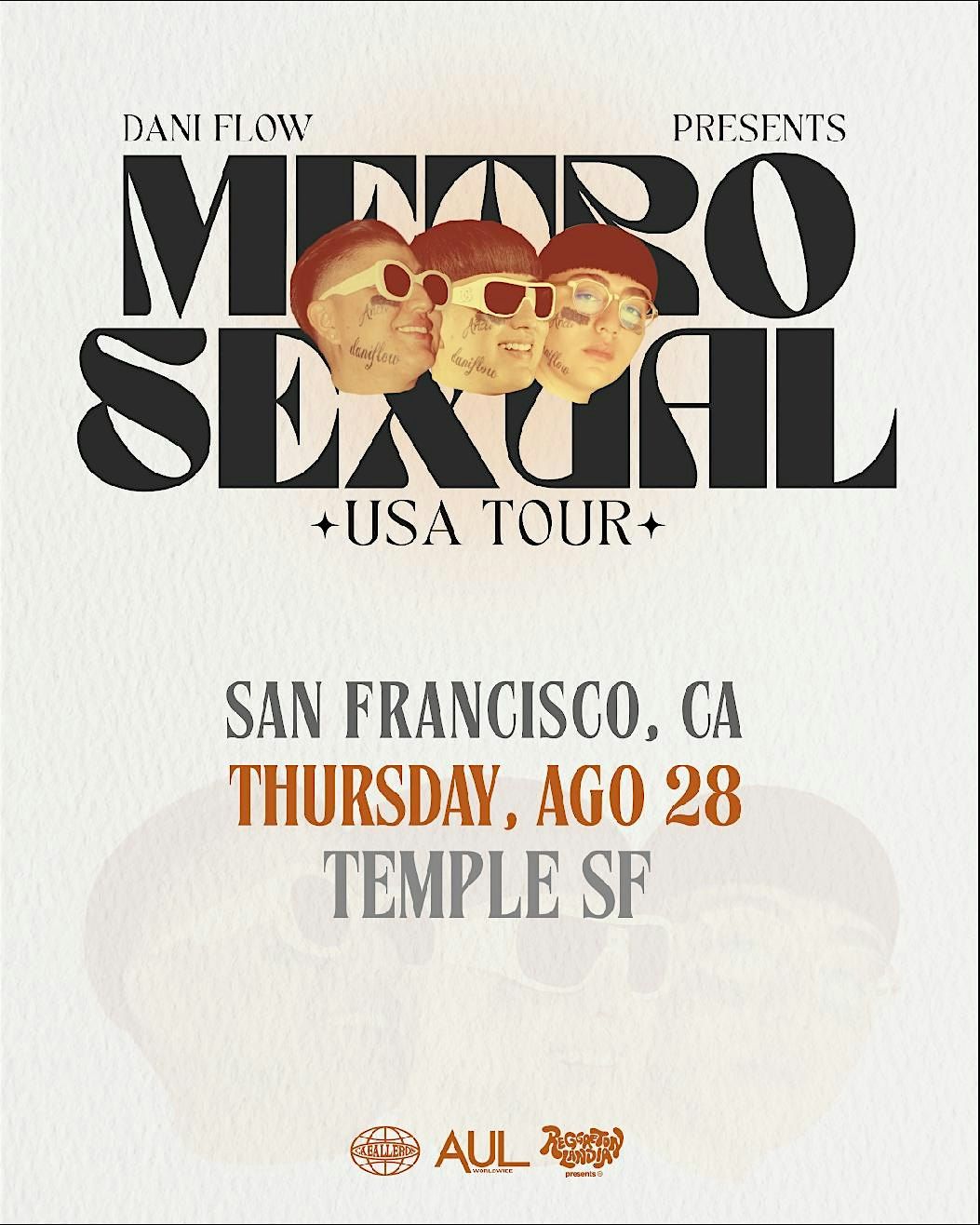 Dani Flow @ Temple SF with Reggaetonlandia (21+), 28 August | Event in San Francisco | AllEvents