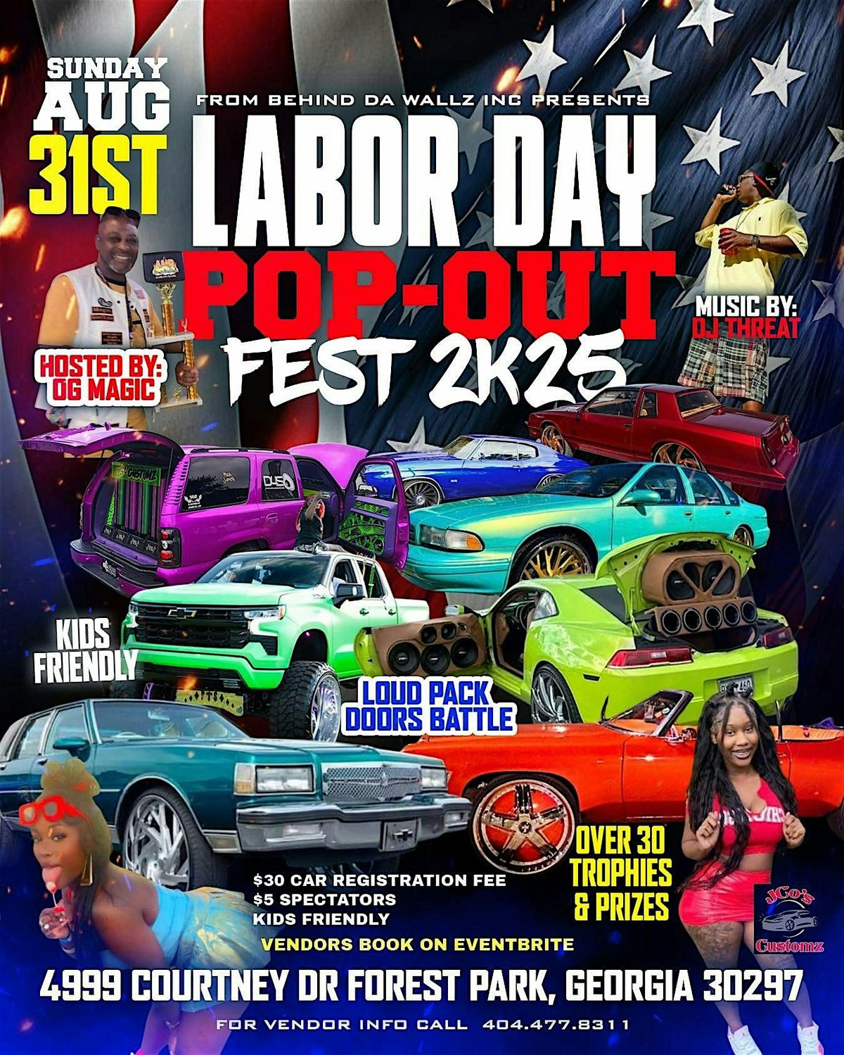 From Behind the Wallz: Labor Day Weekend Pop -Out... Non Food Vendors  $50., 31 August | Event in Forest Park