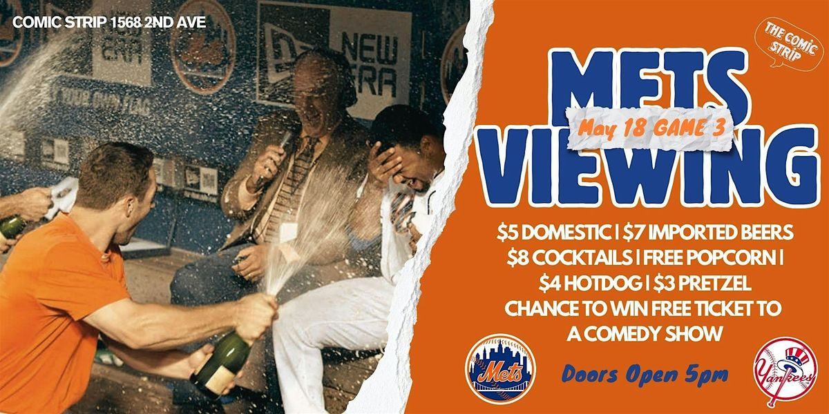 The Comic Strip Game 3 Day Throwdown: Yankees vs. Mets, 18 May | Event in New York | AllEvents
