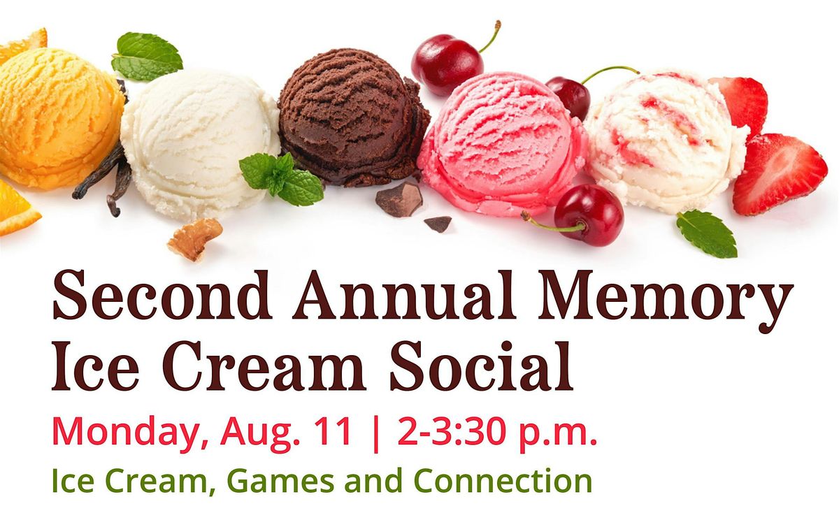 Second Annual Memory  Ice Cream Social, 11 August | Event in Bellevue | AllEvents
