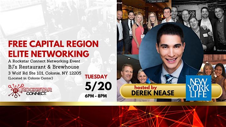 Free Capital Region Elite Rockstar Connect Networking Event (May, NY), 20 May | Event in Colonie | AllEvents