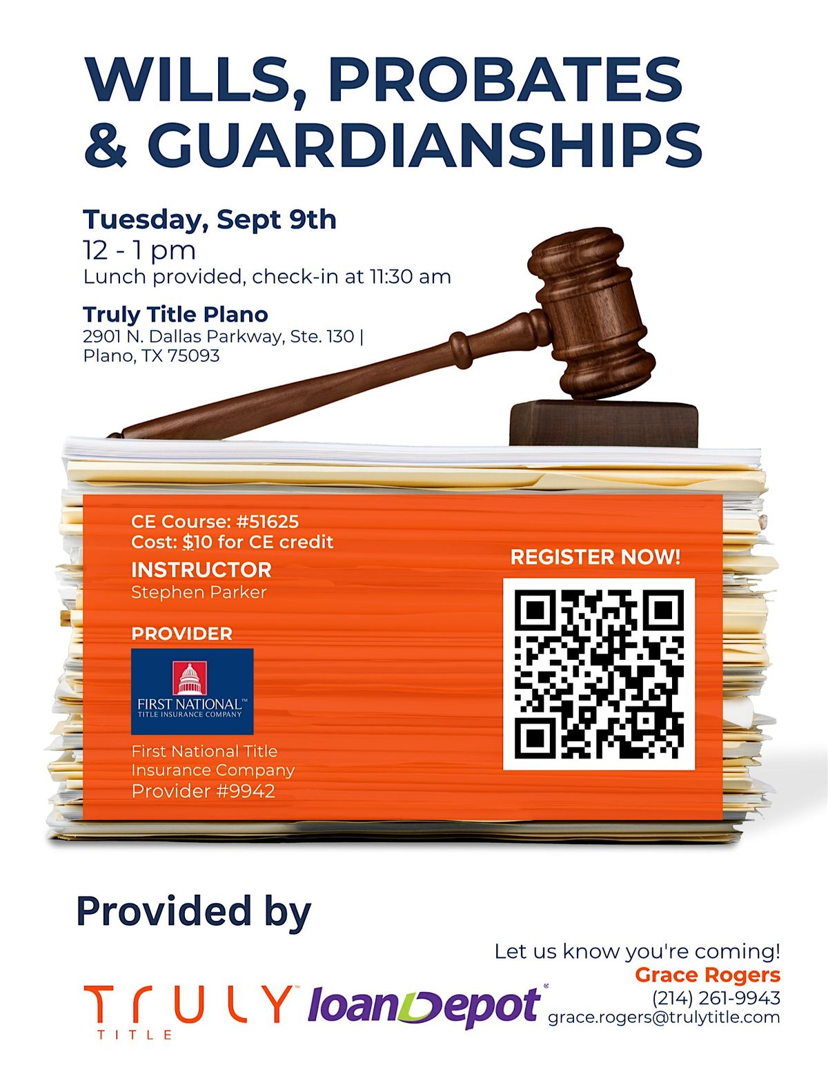 Wills, Probates & Guardianships (1 Hour CE), 7 September | Event in Plano | AllEvents