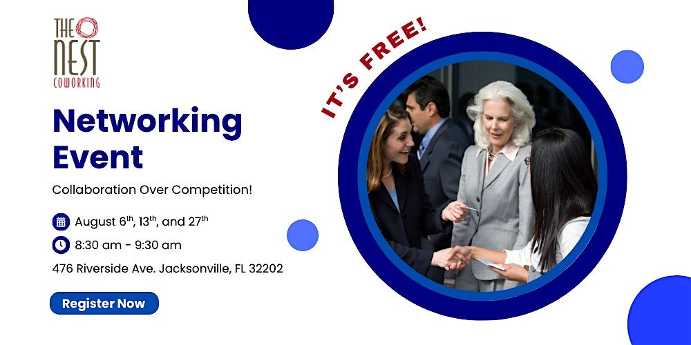 Networking Event: Cowford Business Club, 27 August | Event in Jacksonville | AllEvents