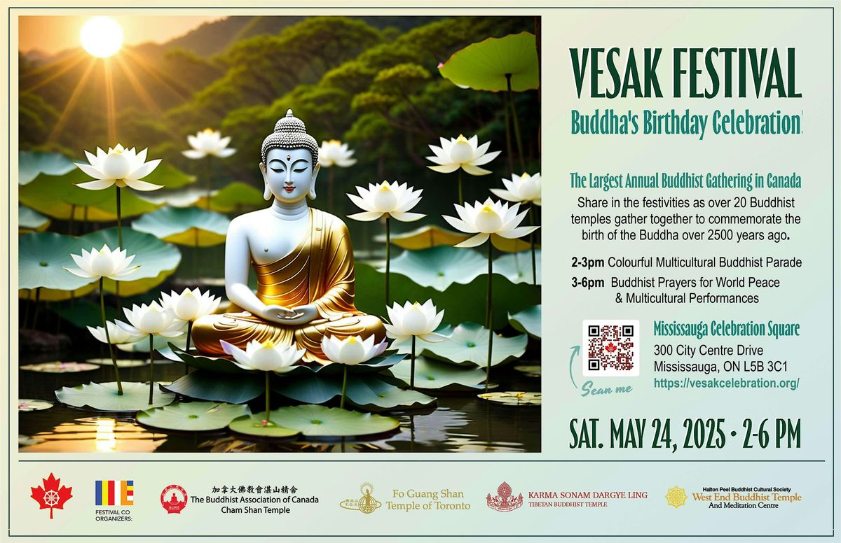 Vesak Festival 2025! A Multicultural Celebration of Buddha’s Birthday, 24 May | Event in Mississauga | AllEvents