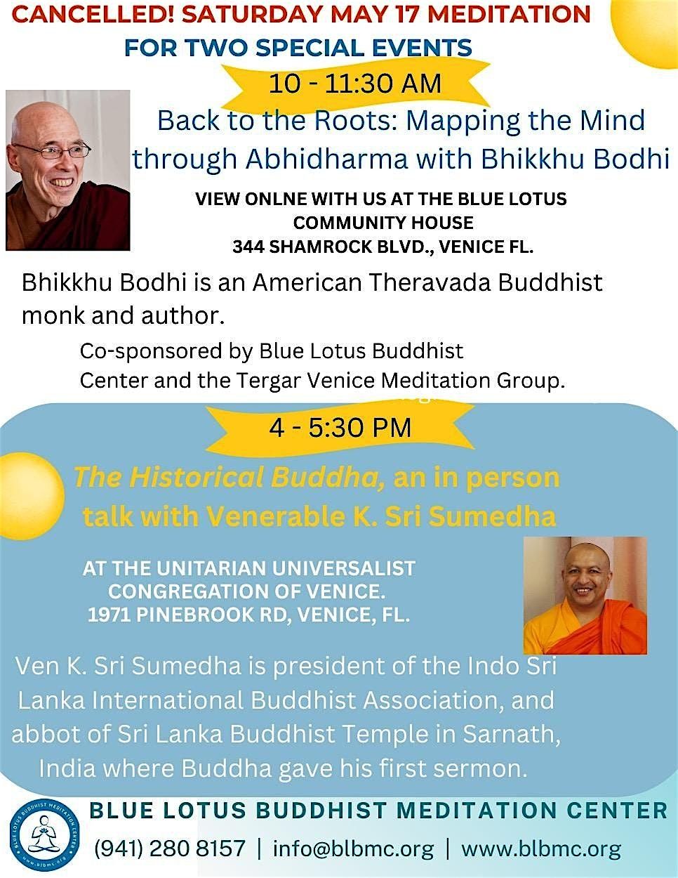 The Historical Buddha., 17 May | Event in Venice | AllEvents
