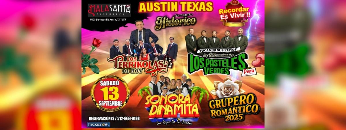 LOS TERRIKOLAS DE HOY, PASTELES VERDES & MAS, 13 September | Event in Austin | AllEvents