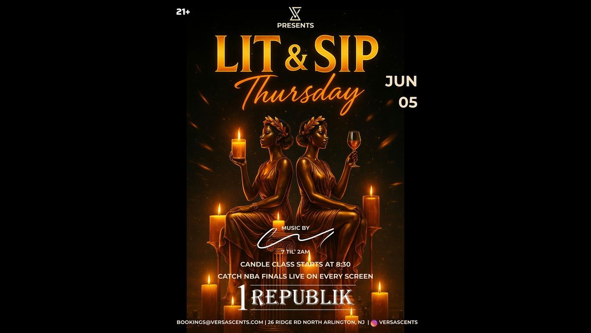 Lit & Sip Thursday | Event in North Arlington | AllEvents