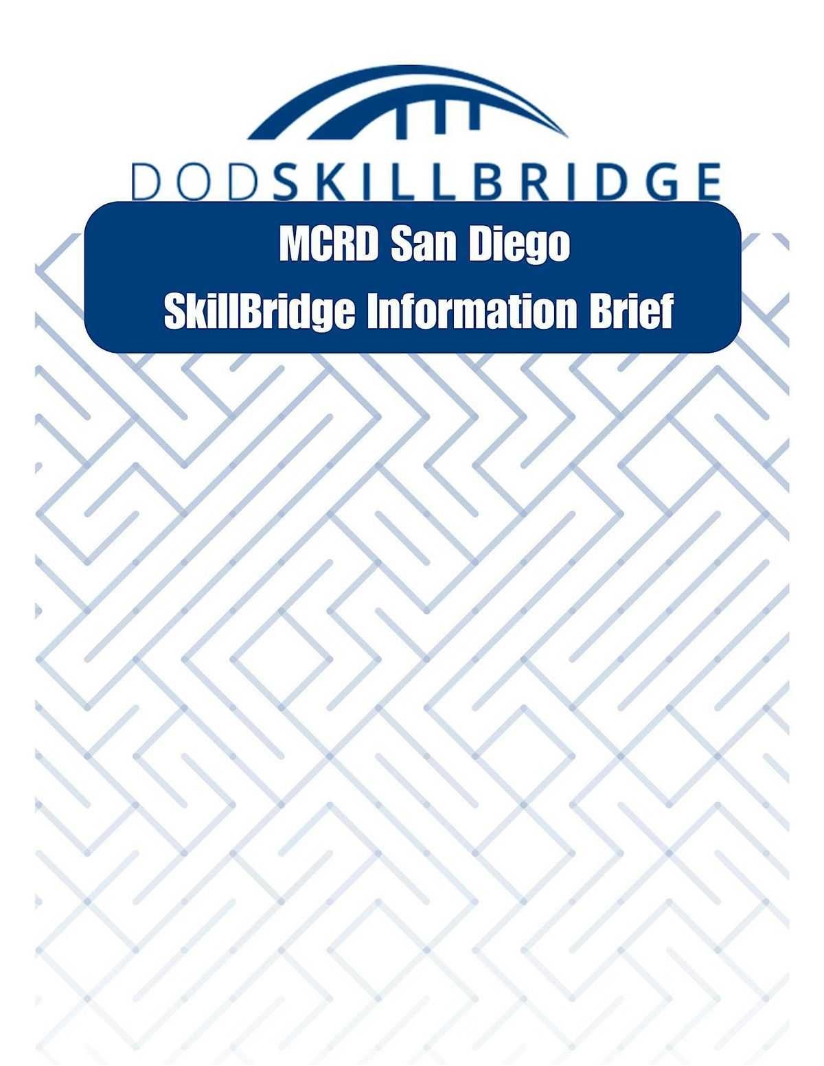 SkillBridge Brief, 25 November | Event in San Diego | AllEvents