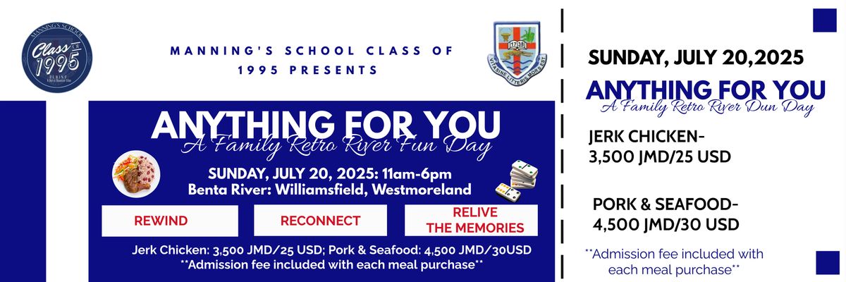 Manning's Class of 1995 Family Retro River Fun Day, 20 July | Event in Grange Hill | AllEvents