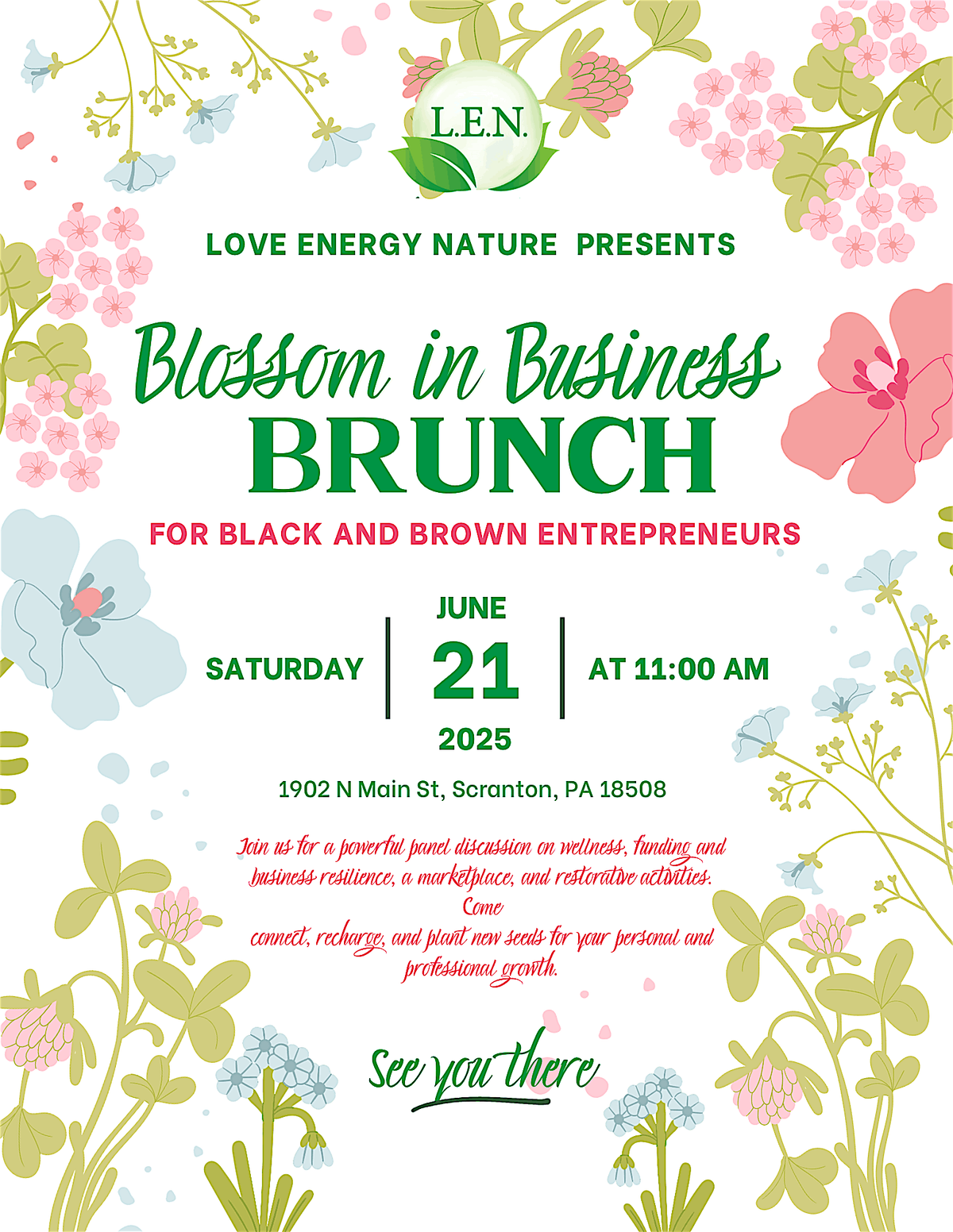Blossom in Business Brunch — A Juneteenth Celebration | Event in Scranton | AllEvents