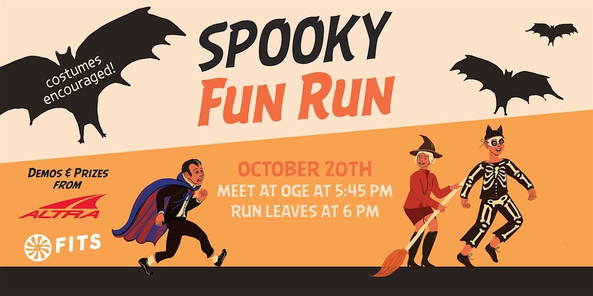 Spooky Fun Run with Altra and FITS Socks, 20 October | Event in Burlington | AllEvents