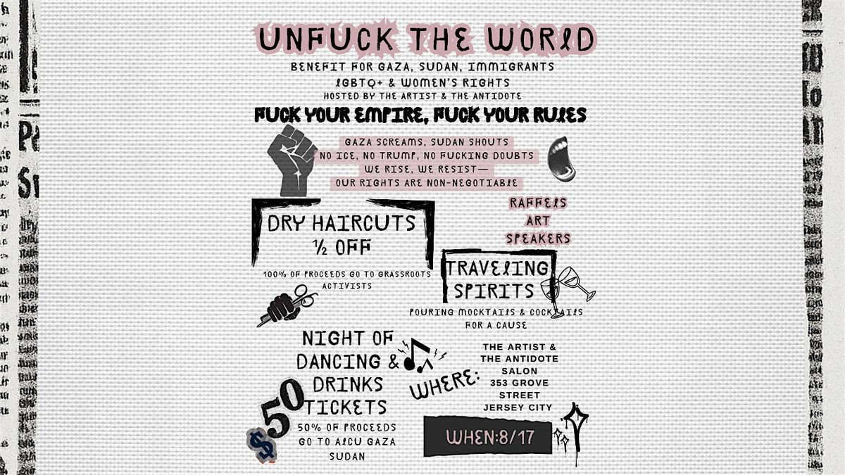 Unfuck The World, 28 September | Event in Jersey City | AllEvents