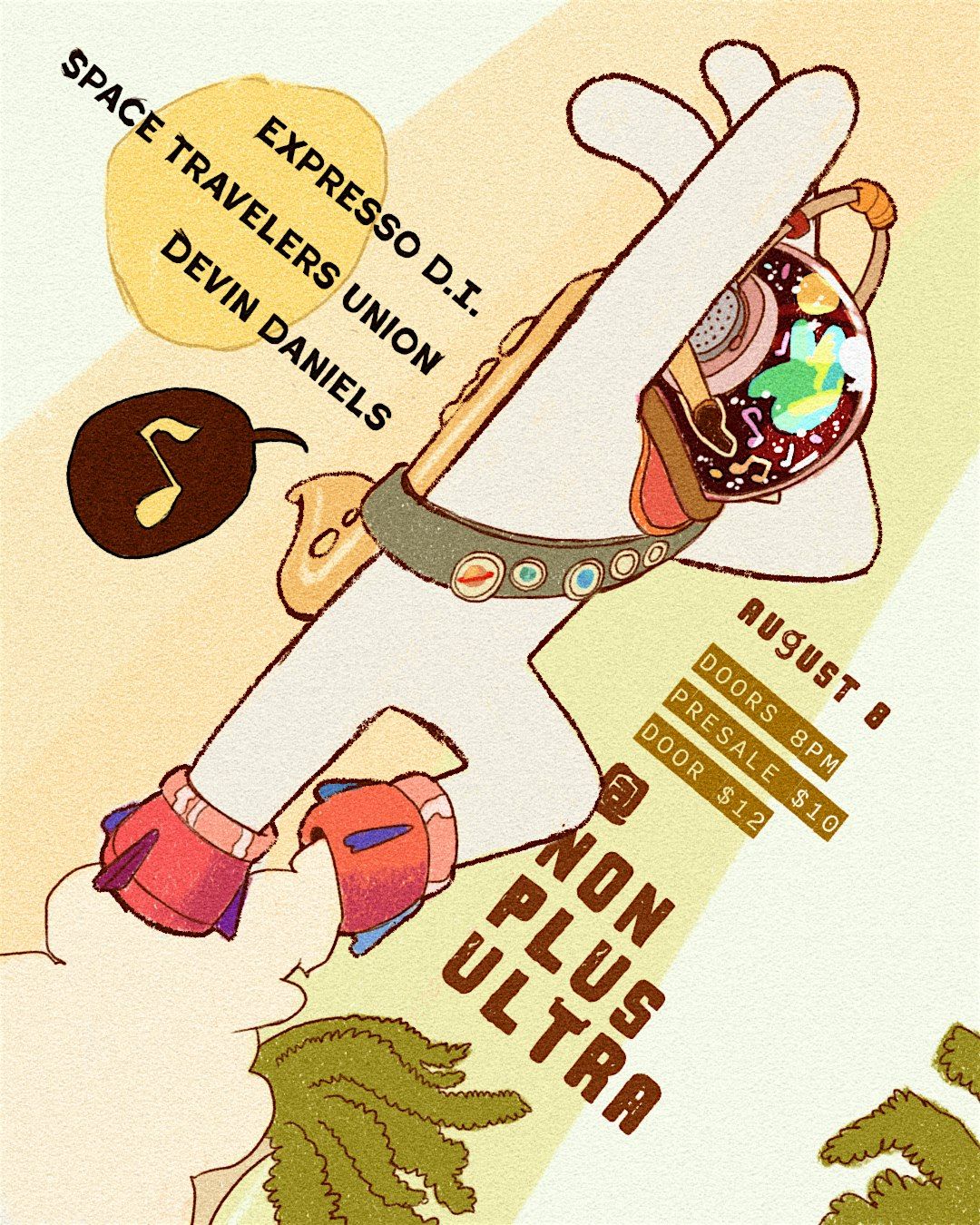 Espresso DI / Space Travelers Union / Devin Daniels, 8 August | AllEvents