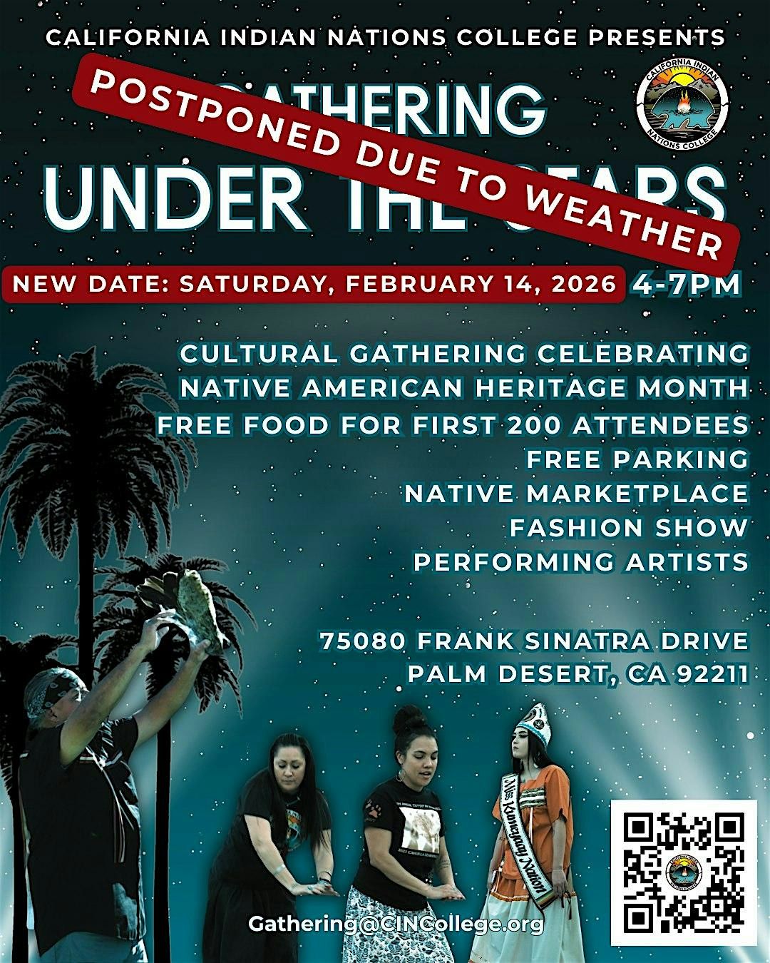 Gathering Under the Stars, 14 February | Event in Palm Desert | AllEvents
