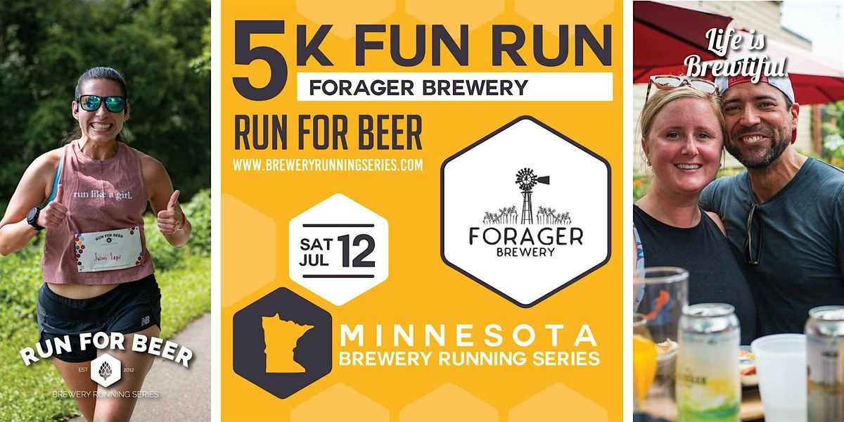 5k Beer Run x Forager Brewery | 2025 MN Brewery Running Series, Forager ...