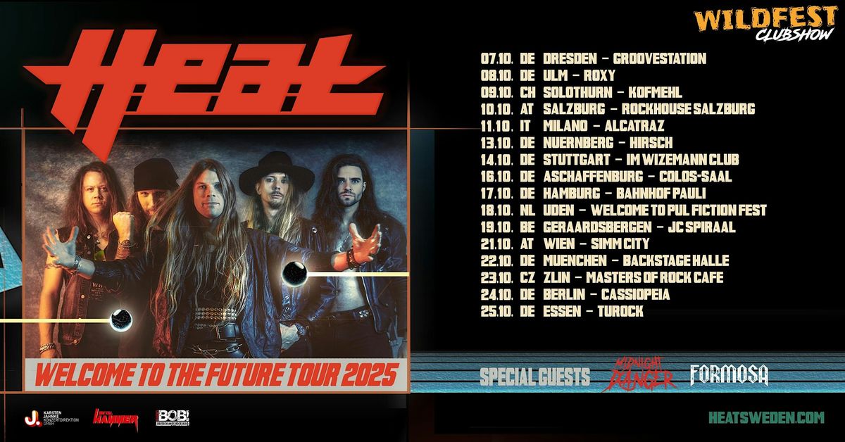 H.E.A.T - Welcome to the future tour - October 19, 2025, 19 October | Event in Geraardsbergen | AllEvents