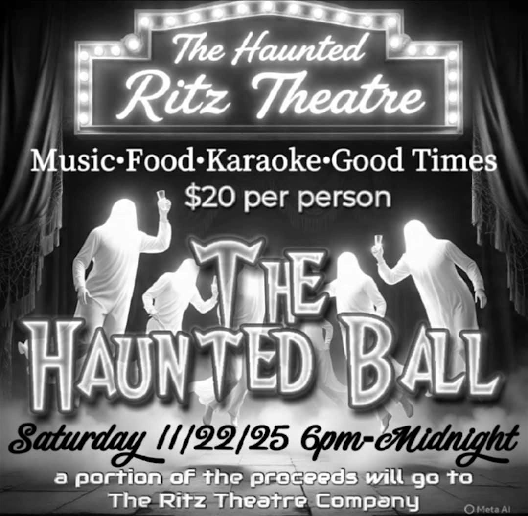The Haunted Ball at the Haunted Ritz Theatre, 22 November | Event in Haddon Township | AllEvents