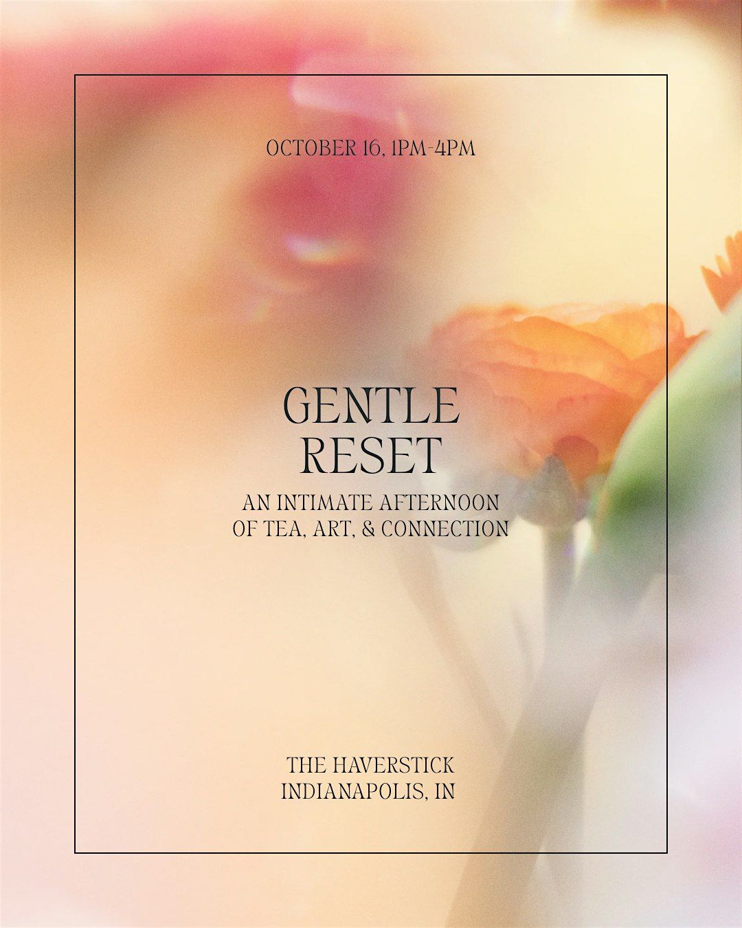 ✨ Gentle Reset: An Intimate Afternoon of Tea, Art, & Connection ✨, 16 October | Event in Indianapolis