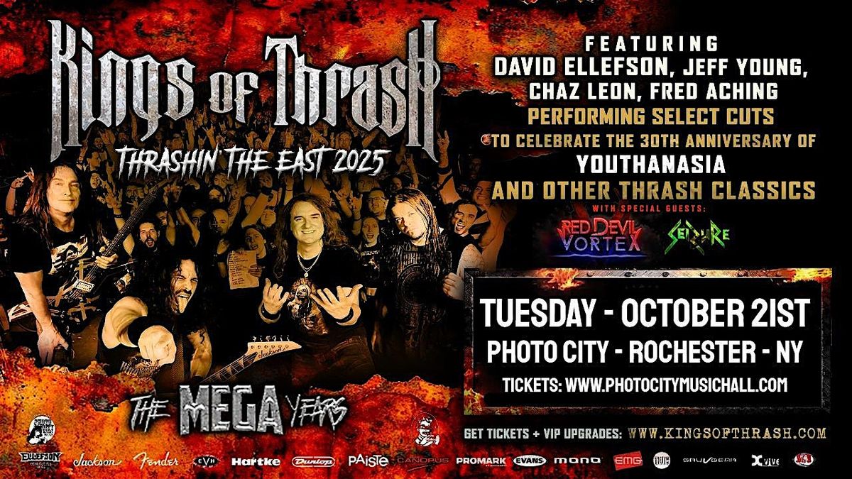 Kings Of Thrash (David Ellefson & Jeff Young ex Megadeth) - Rochester, NY, 21 October | Event in Rochester