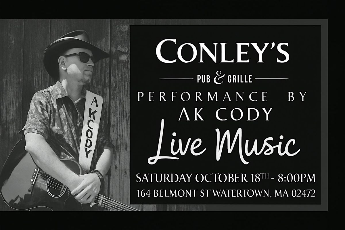 AK Cody, 18 October | Event in Watertown | AllEvents