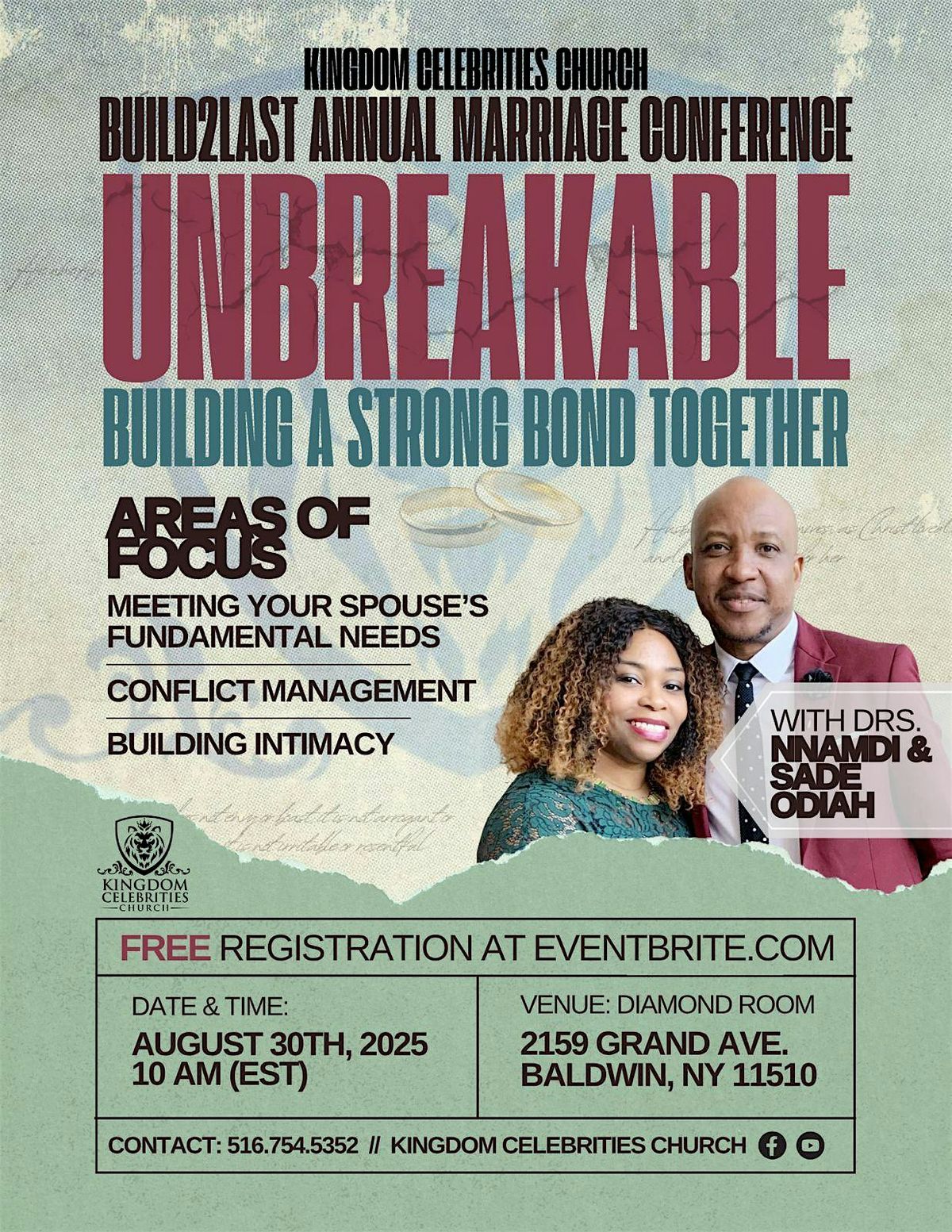 Unbreakable (Building a Strong Bond Together), 30 August | Event in Baldwin | AllEvents