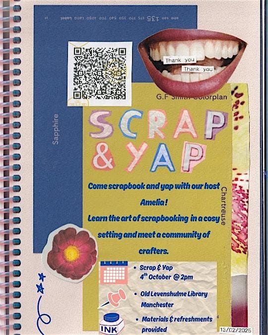 Scrap & Yap Scrapbooking Workshop | Event in Levenshulme | AllEvents