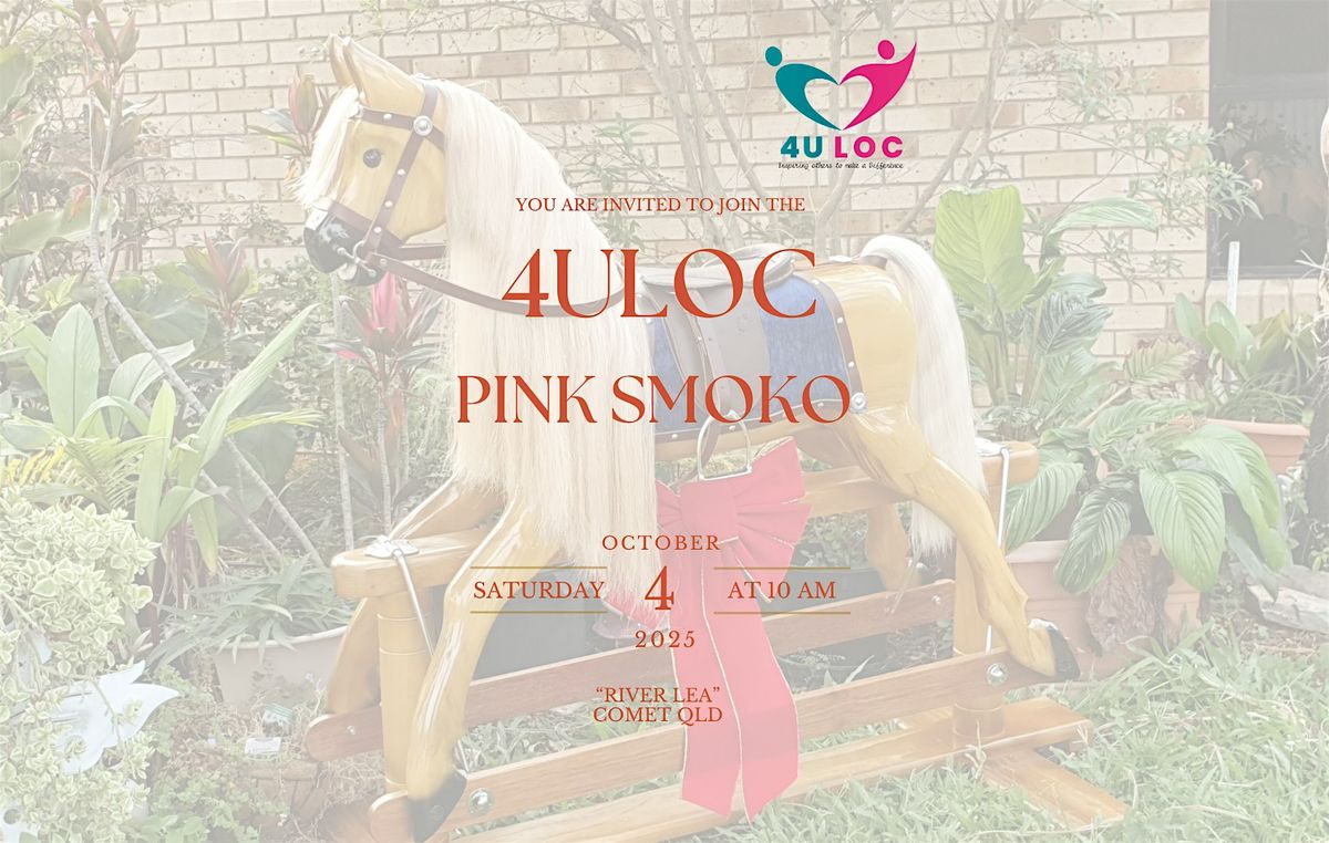 4ULOC PINK SMOKO, 4 October | Event in Comet | AllEvents