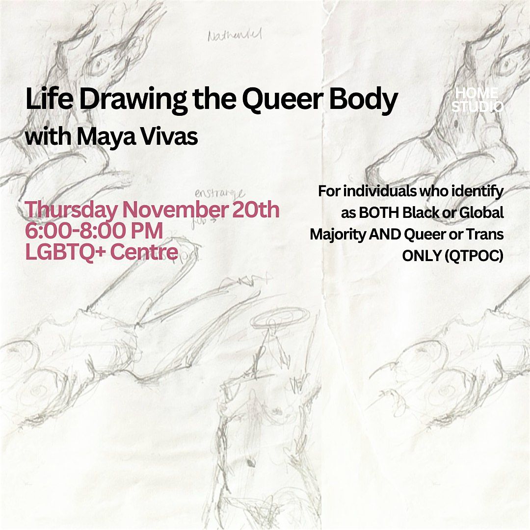 Life Drawing the Queer Body with Maya Vivas, 20 November | Event in London | AllEvents