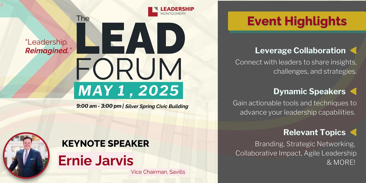 The LEAD Form, 1 May | Event in Silver Spring | AllEvents