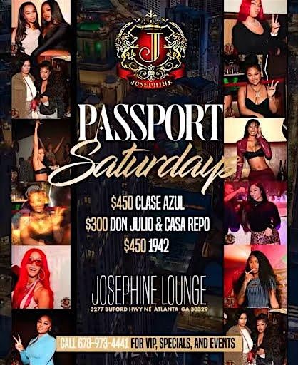 PASSPORT SATURDAYS at JOSEPHINE LOUNGE | Event in Atlanta | AllEvents
