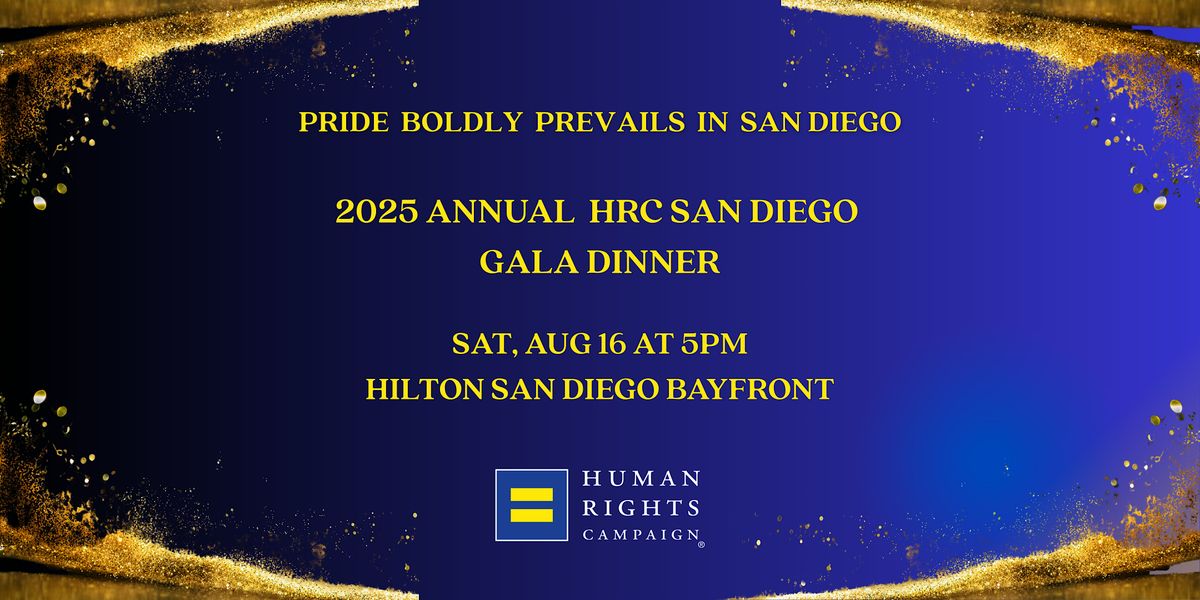 2025 HRC San Diego Annual Dinner, 16 August | Event in San Diego | AllEvents