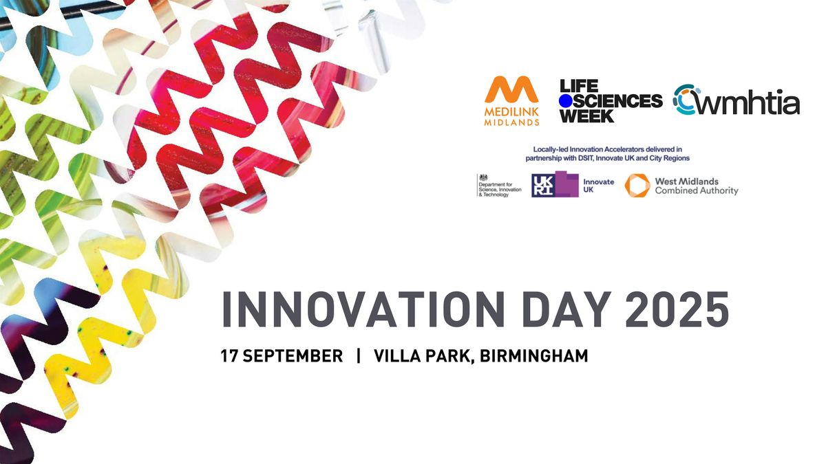 Medilink Midlands  Innovation Day 2025, 17 September | Event in Birmingham | AllEvents