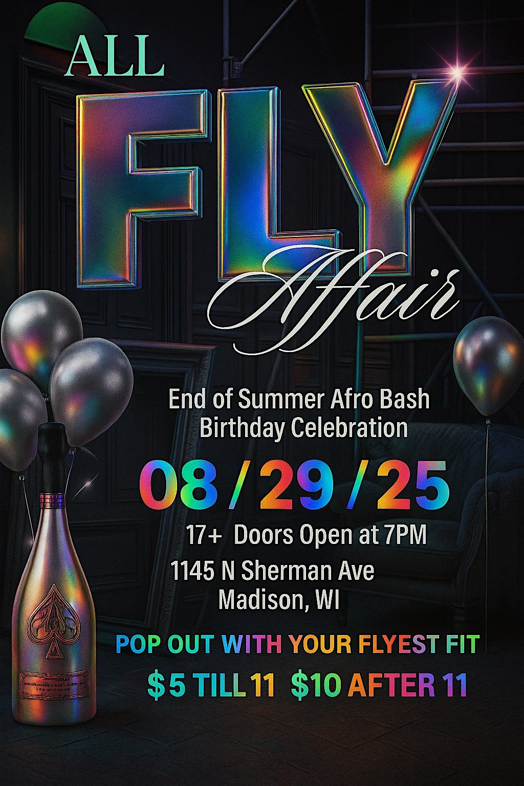 ALL FLY AFFAIRS, 29 August | Event in Madison | AllEvents