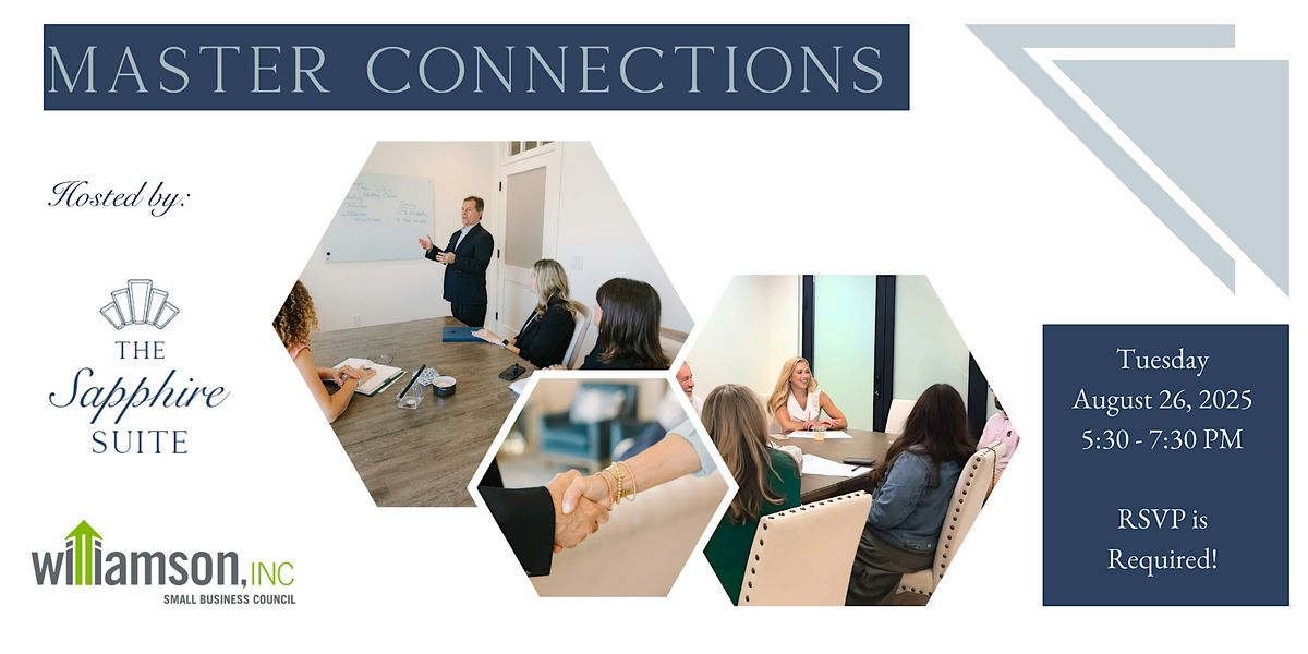 MasterConnections, 26 August | Event in Franklin | AllEvents