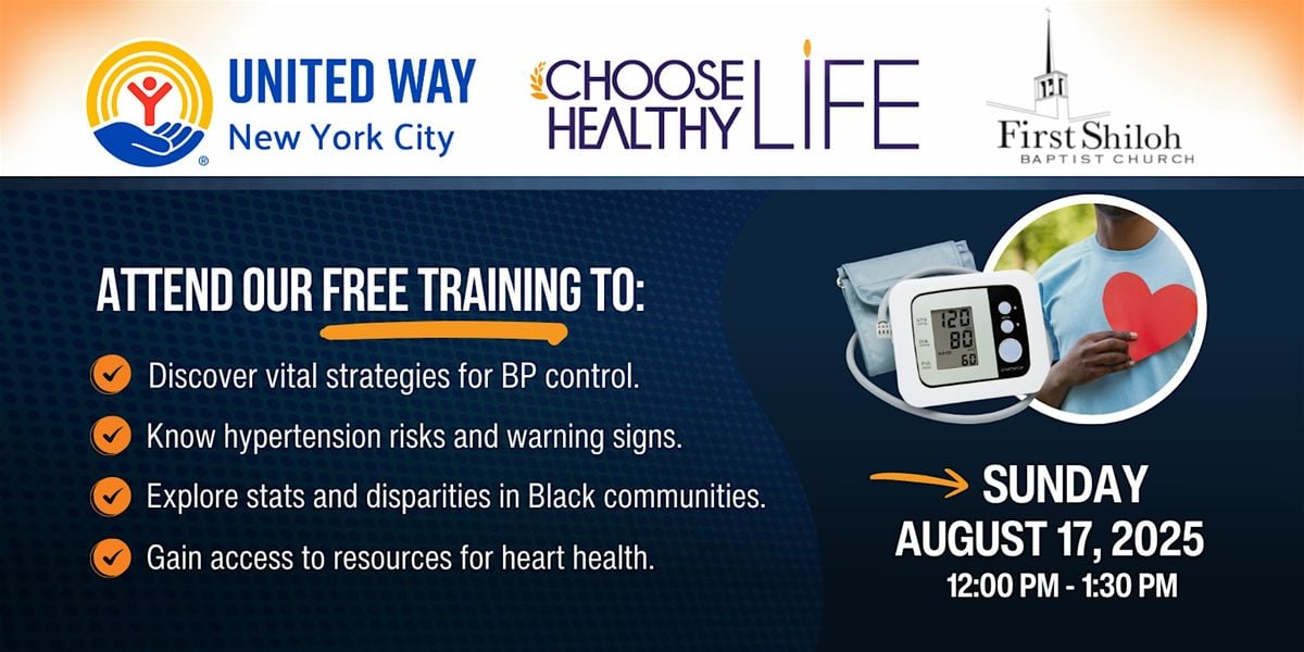 Protect Your Heart, Control Hypertension, 17 August | Event in Buffalo | AllEvents