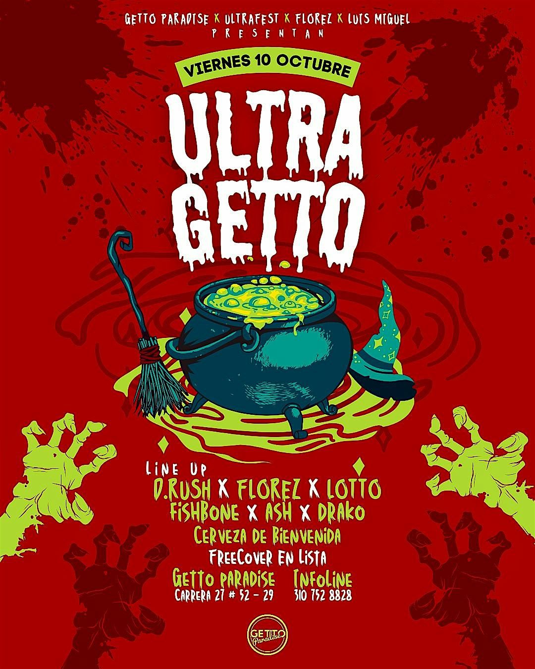 Ultra Getto, 10 October | Event in Bogotá | AllEvents