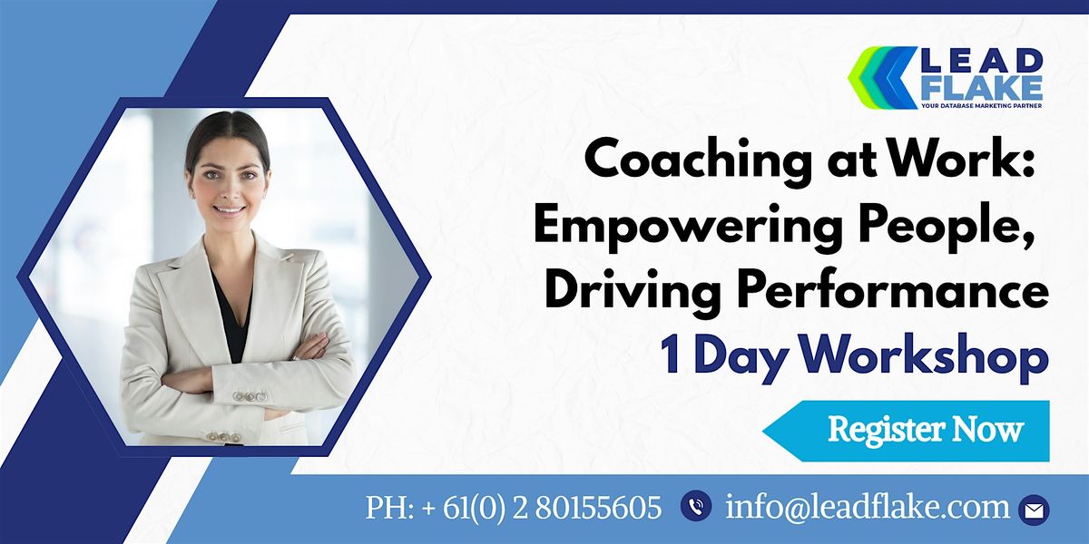 Empower Success with Workplace Coaching Workshop in Auckland, 29 July | Event in Auckland | AllEvents