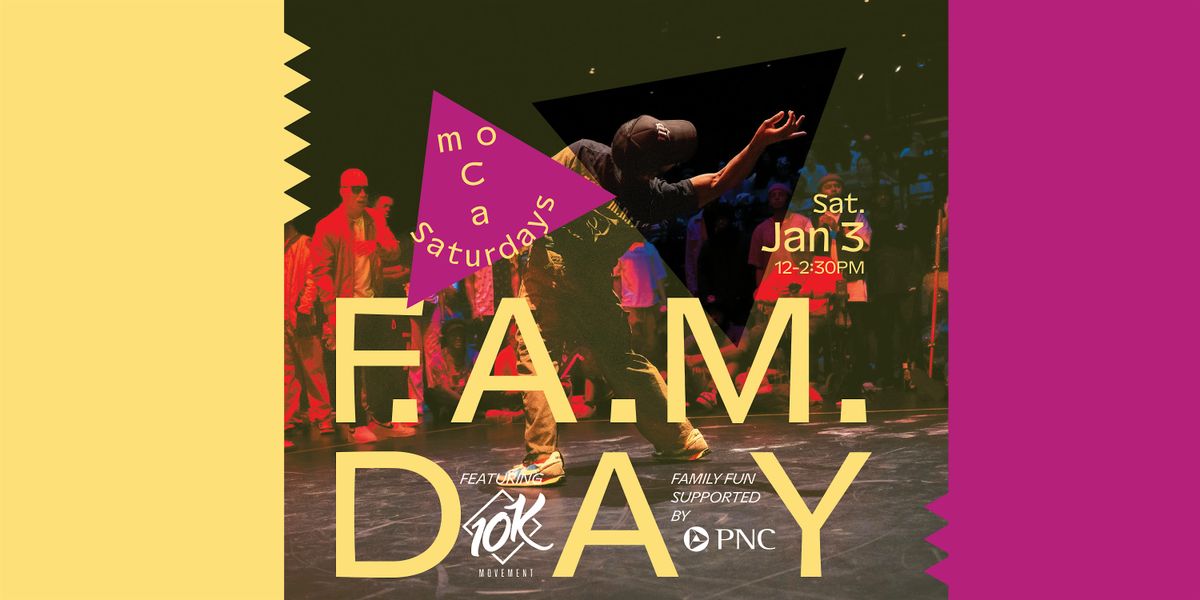 moCa Saturday: F.A.M. Day (Family, Art, & Movement), 3 January | Event in Cleveland | AllEvents