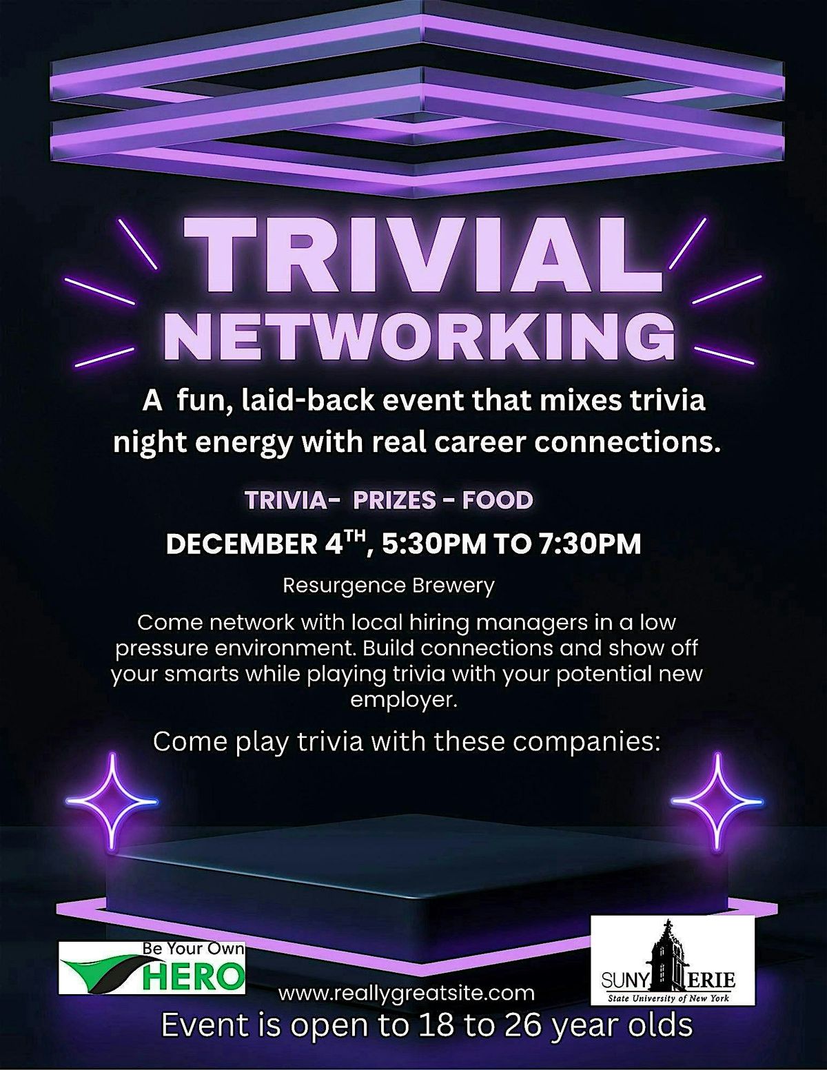 Trivial Networking @Frequentem Brewery, 3 December | Event in Buffalo | AllEvents