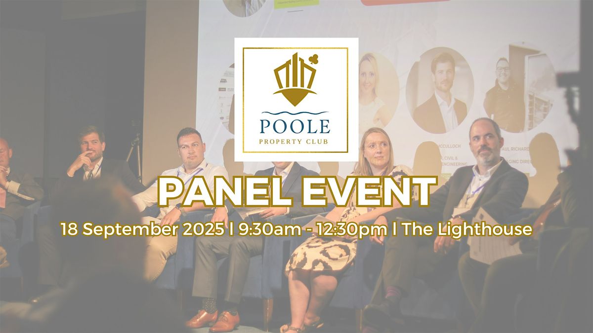 Poole Property Club Panel Event, 18 September | Event in Poole | AllEvents