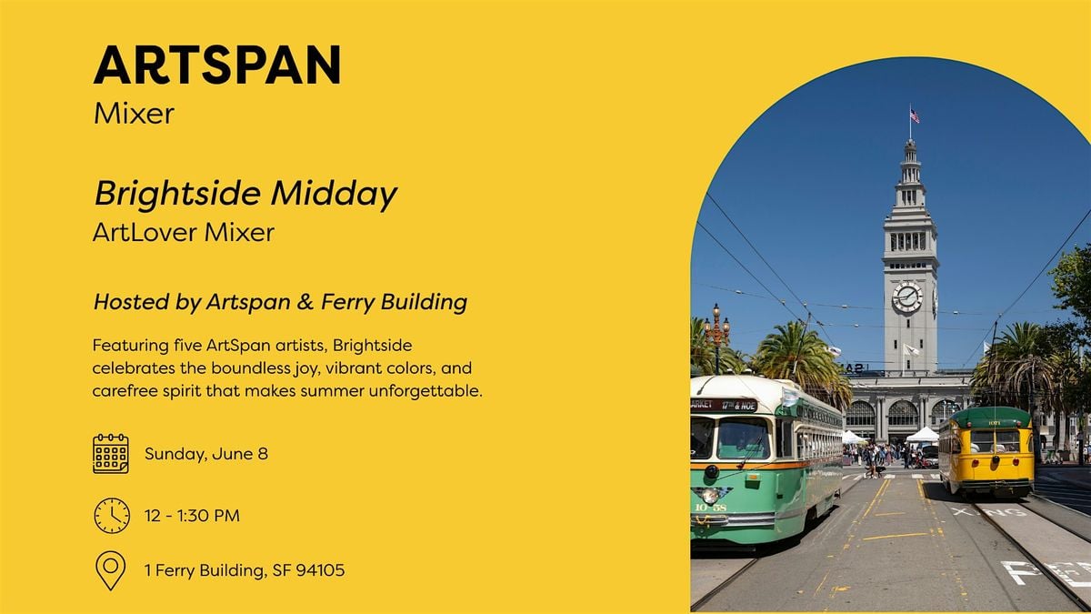 Brightside – Midday Mimosa & ArtSpan Collector Tour, 8 June | Event in San Francisco | AllEvents